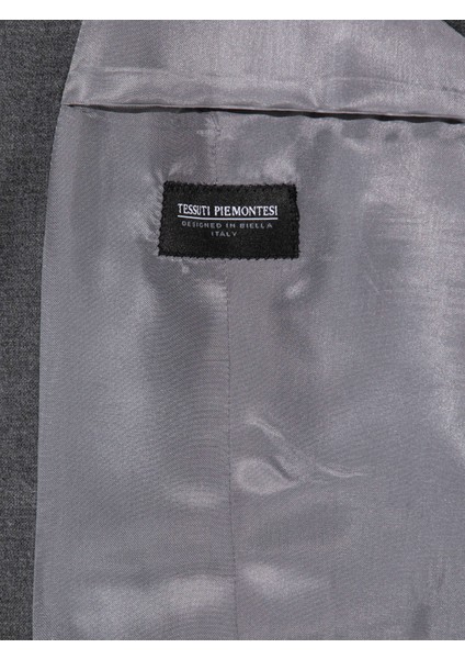 Erkek Gri Slim Fit Yelek 50257927-VR024