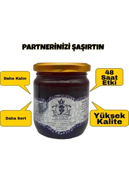 Mucizevi Erkek Performans Arttırıcılı Bitkisel Kuvvet Macun 240 gr