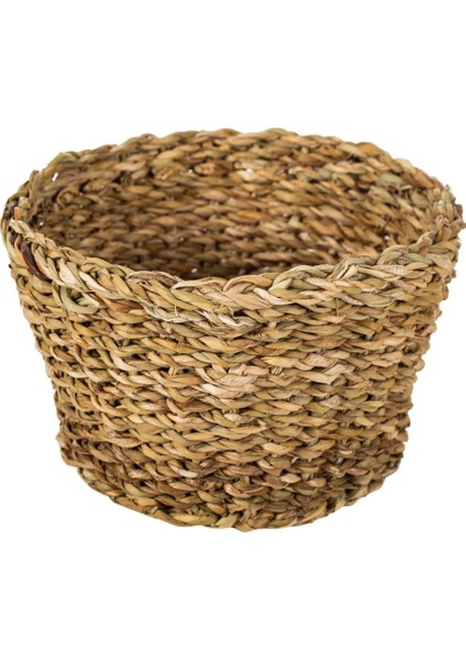 Dekoratif Natural Renk Yuvarlak Seagrass Hasır Sepet 3'lü fiyatları