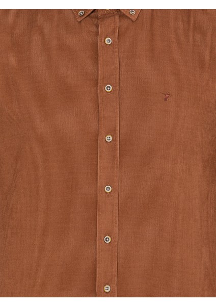 Erkek Açık Kahverengi Slim Fit Uzun Kollu Gömlek 50257239-VR002 modelleri
