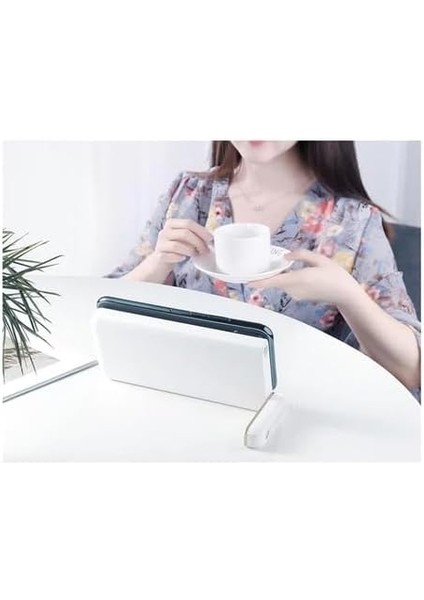 D-M205 10.000 Mah Wireless Standlı Kablosuz Powerbank Taşınabilir Şarj Cihazı (Siyah)