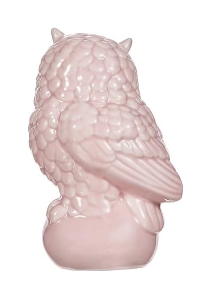 4lü Pembe Baykuşlu Biblo 9cm