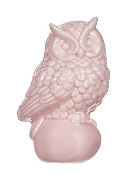 4lü Pembe Baykuşlu Biblo 9cm