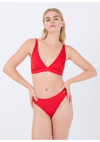 Kırmızı Kadın Normal Bikini Alt J5SL-SWM7502