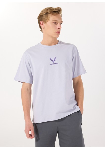 Bisiklet Yaka Açık Mor Erkek T-Shirt 12288517_JORANIMAL Tee Ss Crew Neck modelleri