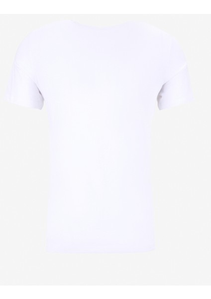 Bisiklet Yaka Desenli Beyaz Erkek T-Shirt M5GI04I3Z14G011 Ss Cn Saıl Boat fiyatları