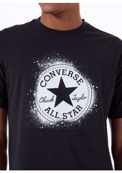 10027998.001 All Star Stencıl T-Shı Siyah Yuvarlak Regular Fit Baskılı Erkek T-Shirt fırsatları