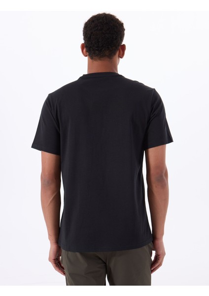 10027998.001 All Star Stencıl T-Shı Siyah Yuvarlak Regular Fit Baskılı Erkek T-Shirt indirimleri