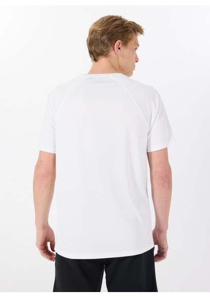 Lc 6375 Melton Tee Beyaz Yuvarlak Yaka Regular Fit Erkek T-Shirt