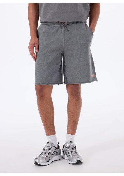 Z5GD13KCQZ1FJ7K Allıum Short Siyah Lastikli Bel Loose Fit Desenli Erkek Şort fiyatları