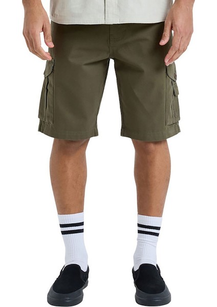 EQYWS03881 Crucıal Battle Cargo Yeşil Standart Fit Erkek Şort