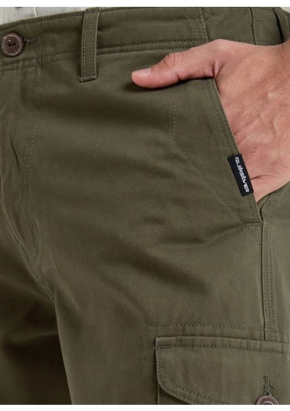 EQYWS03881 Crucıal Battle Cargo Yeşil Standart Fit Erkek Şort