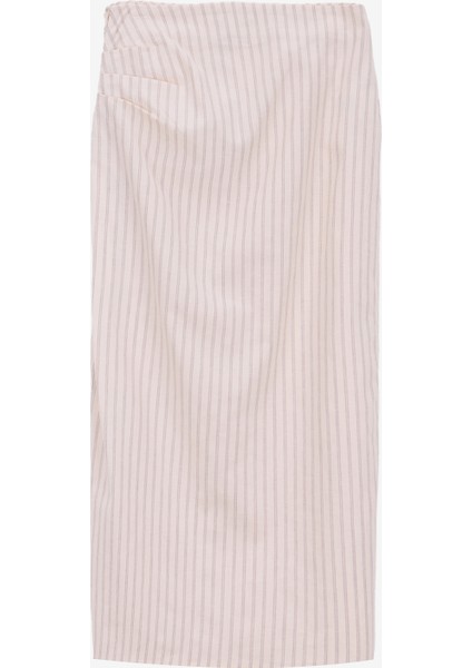 Ekru Kadın Slim Fit Etek 45ICL002P