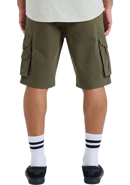 EQYWS03881 Crucıal Battle Cargo Yeşil Standart Fit Erkek Şort fiyatları