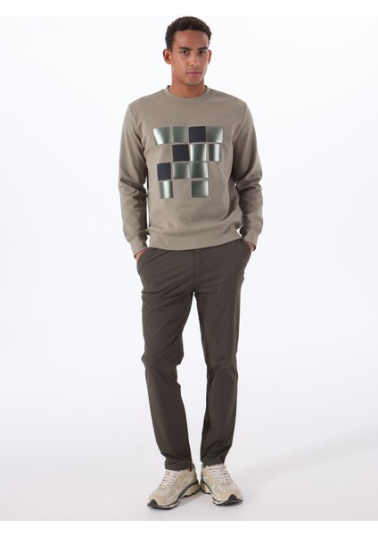 Gmg Fırenze Normal Bel Normal Paça Slim Fit Haki Erkek Pantolon GU25MSS01018