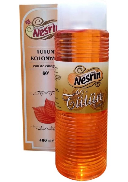 Tütün Kolonyası 60 Derece Kutulu Pet Şişe 400 ml Yeni