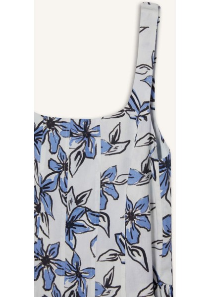 Regular Fit Desenli Pamuklu Plaj Elbisesi-Fall in Love F6247AX25HS fiyatları