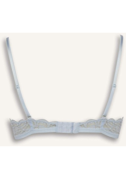 Dantelli Simli Dantel Kapsız Pedsiz Balensiz Triangle Bra-Fall in Love F5037AX25HS