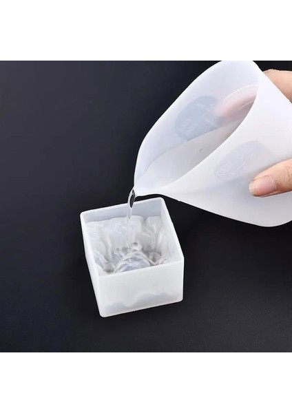Epoksi Reçine Silikon Beaker Döküm Karıştırma Kabı Uçlu 300 ml modelleri