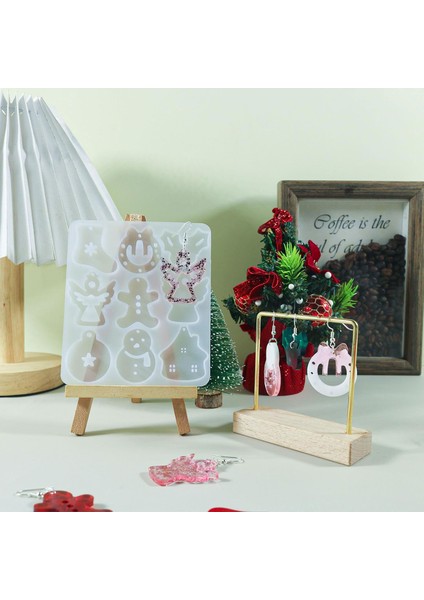 Epoksi Silikon Kalıp Yılbaşı Noel Çanı Geğik Kardan Adam Kalıbı 9 Lu fırsatları