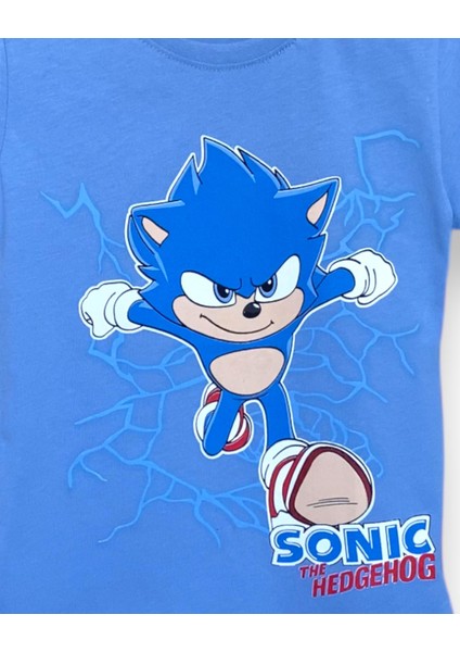 Erkek Çocuk Sonic Baskılı Yazlık Tişört fiyatları