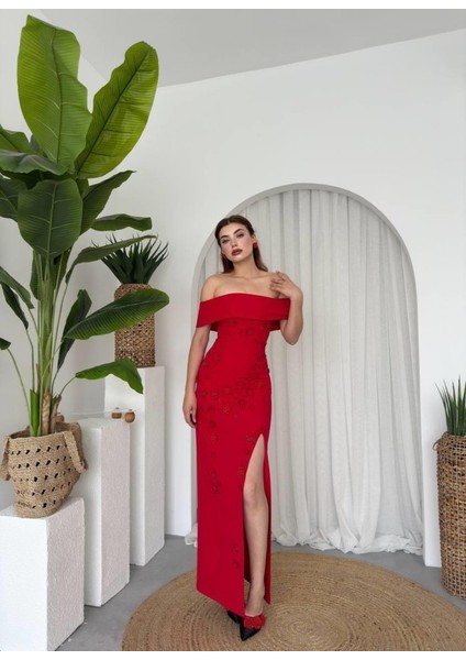 Cası Straplez Elbise