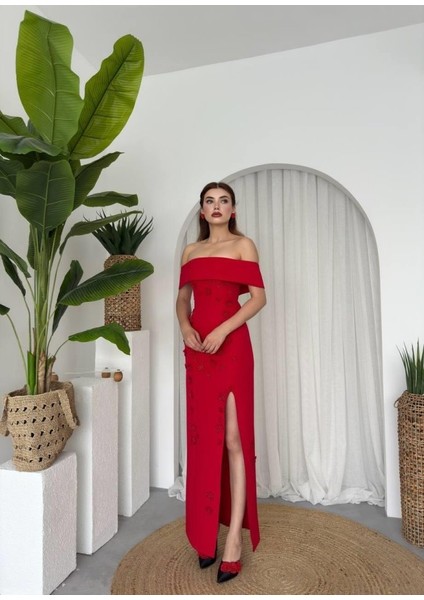 Cası Straplez Elbise