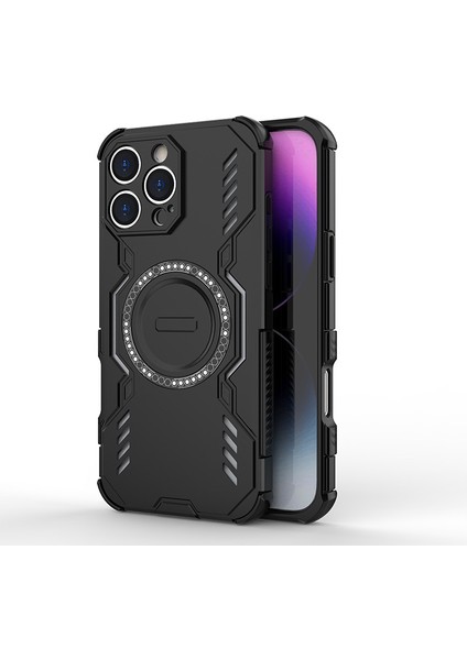 iPhone 16 Pro Max Manyetik Telefon Kılıfı, Güçlü Manyetik Isı Dağılımı Telefon Kılıfı Kapağı iPhone 16 Pro Max (Yurt Dışından)