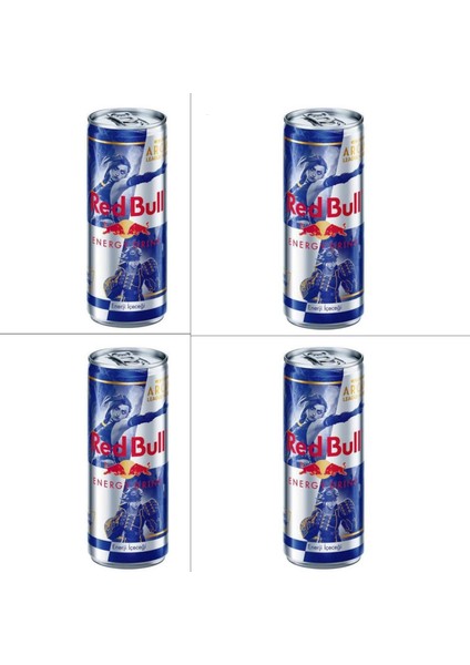 4 Adet Red Bull Enerji Içeceği 4*250 Ml(4 Adet)