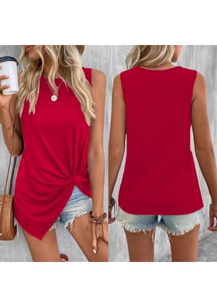 Kadın Asimetrik Kesim Bağlamalı Viskon Bluz fırsatları