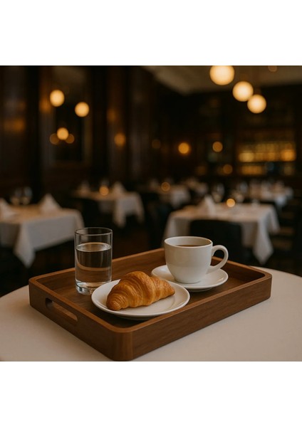 Akasyacraft Akasya 33 Cm* 25 cm Küçük Boy Akasya Tepsi - Kaliteli Sunum Tepsisi fiyatları