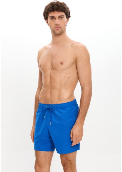 Erkek Düz Renk Ince Kumaş Deniz Şortu Cepli Fileli Astarlı Hızlı Kuruyan Su Itici Orta Boy 25SM111ST modelleri