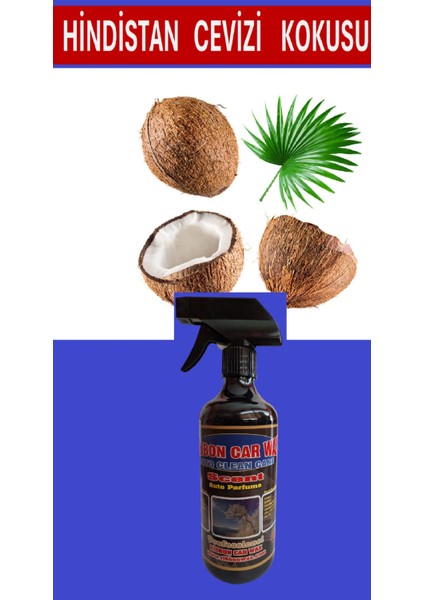 RB SCENT OTO PARFÜMÜ ( HİNDİSTAN CEVİZİ KOKUSU )500 ML fiyatları