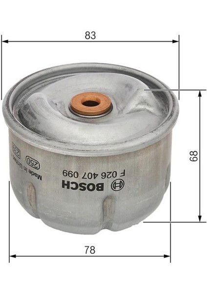 Yag Filtresi 10P 15P Discovery 2 L318 2.5 Td5 98 04 Ford Transit 06 14 Dpmah