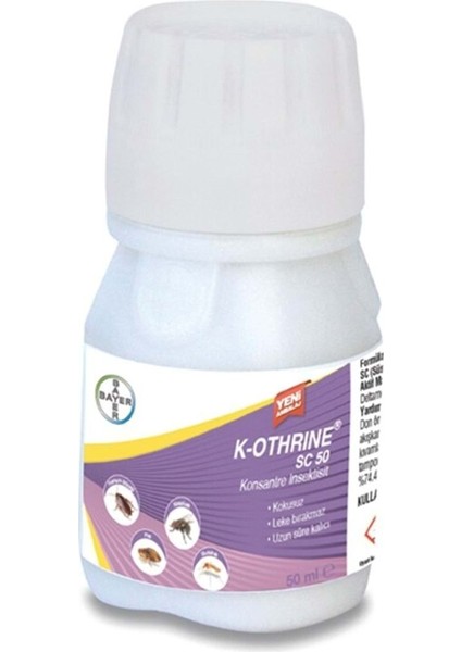 K-Othrine Sc 50 Envu Kokusuz Haşere - Sinek - Karınca Karşıtı | 50 ml