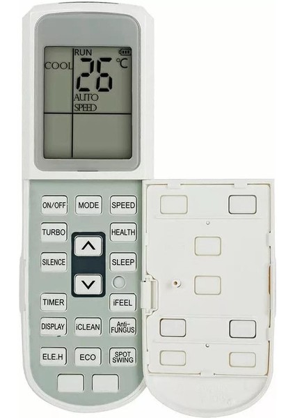 Arçelik ile Uyumlu YKR-L/300E Klima Kumandası-Işıklı Ekran modelleri