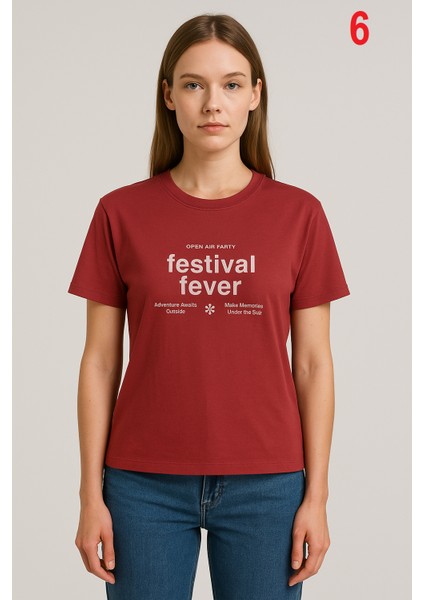 Kadın Baskılı Kaliteli Tişört fiyatları