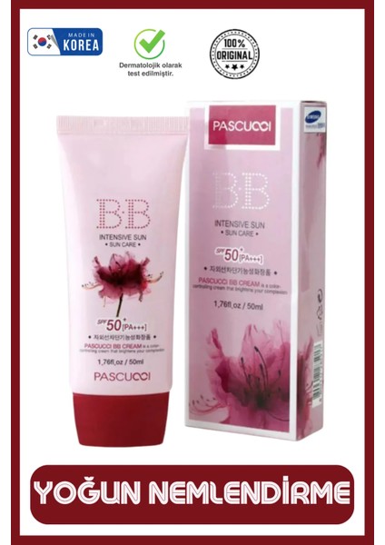 Yoğun Kapatıcı Özellikte Uv Korumalı Papatya Özü Içeren Leke Karşıtı Bb Krem Spf 50+ Pa+++