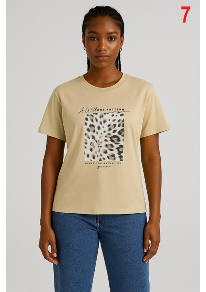 Kadın Baskılı Kaliteli Tişört fiyatları