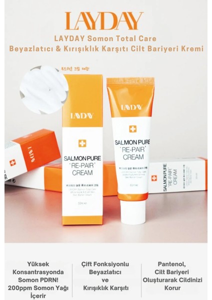 Somon Yağı Ve Pdrn İçeren Bariyer Onarımını Destekleyen Yüz Kremi 50 ml fiyatları