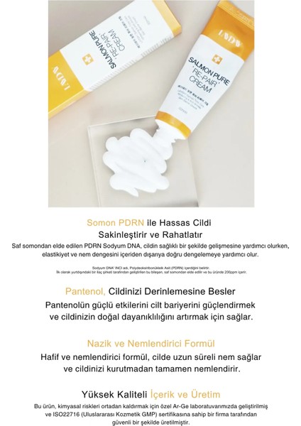 Somon Yağı Ve Pdrn İçeren Bariyer Onarımını Destekleyen Yüz Kremi 50 ml modelleri