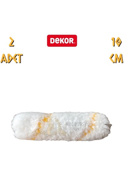 2100 Eksport Parmak Boya Rulosu Yedek 10 Cm. - 2 Adet