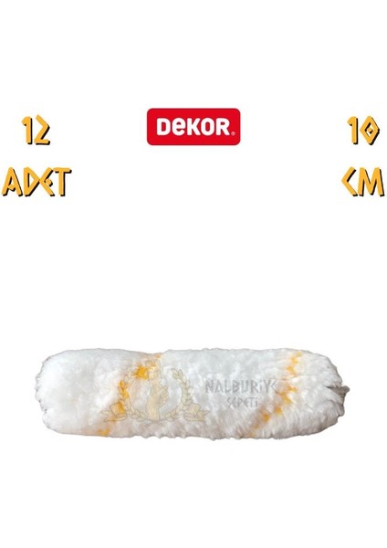 2100 Eksport Parmak Boya Rulosu Yedek 10 Cm. - 12 Adet