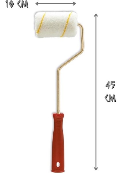 1084 Eksport Parmak Boya Rulosu Takım 10 Cm. fiyatları