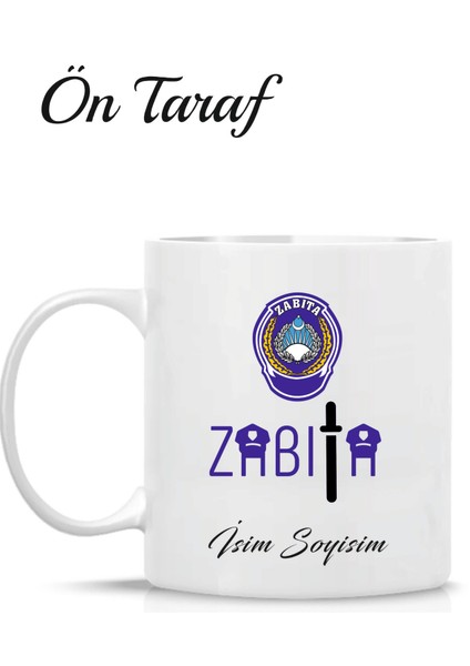 Zabıta Kişiye Özel Tasarım Kupa Bardak