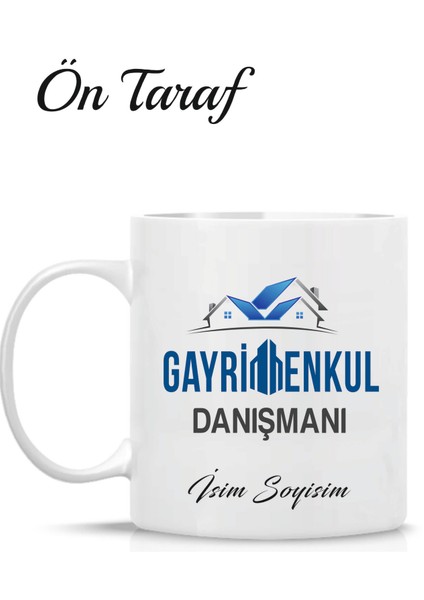 Gayrimenkul Danışmanı Kişiye Özel Tasarım Kupa Bardak