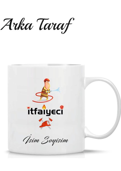 Itfaiye Kişiye Özel Tasarım Kupa Bardak
