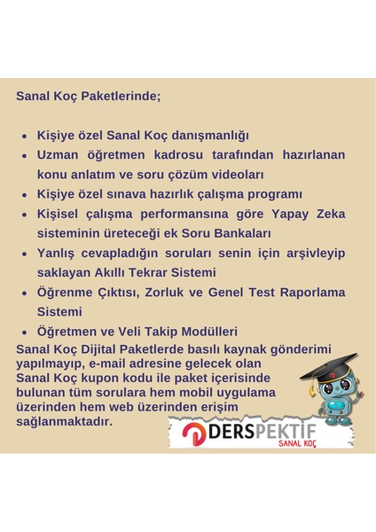 2025 TYT Derspektif Sanal Koç Dijital Paketi