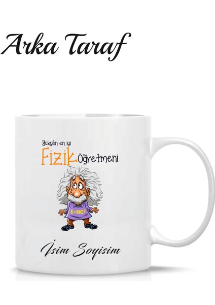 Fizik Öğretmeni Kişiye Özel Tasarım Kupa Bardak