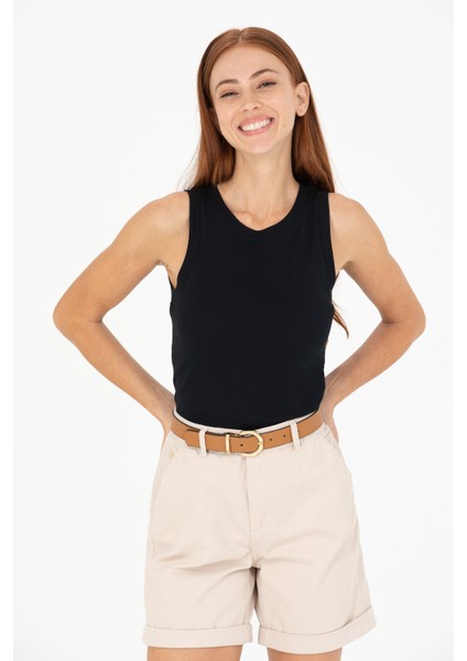 Kadın Siyah Tişört 50266320-VR046 modelleri